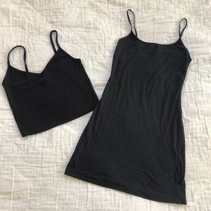 Black Bundle (tank top and cami dress)